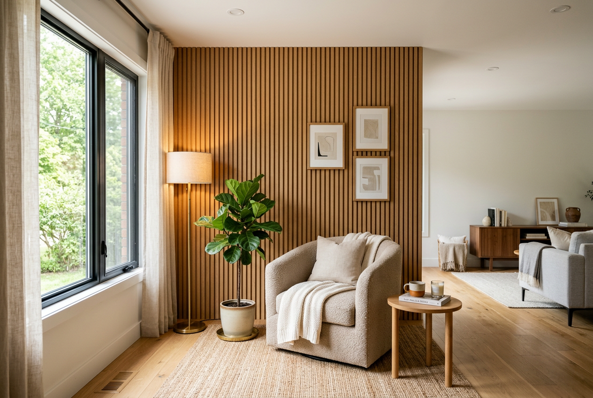 How to Install a Fluted MDF Panel Accent Wall