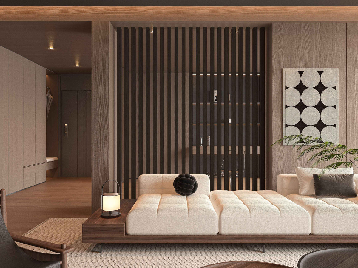 Royal Oak Bamboo Veneer Panel – 8x4 ft, 8 mm, Fireproof, Waterproof & Scratch-Resistant (32 sq. ft)