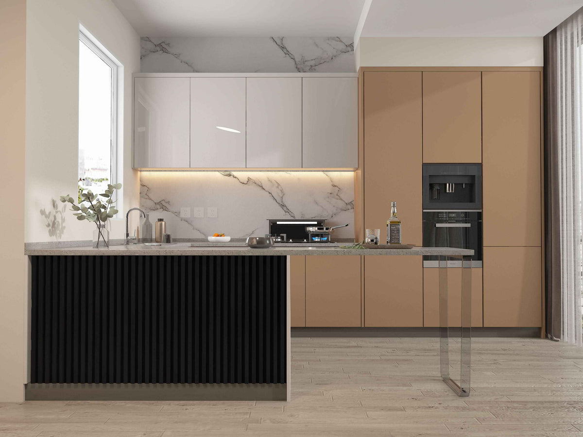 Luxe Noir WPC Fluted 3D Wall Panels |  42.9 sq. ft./Box