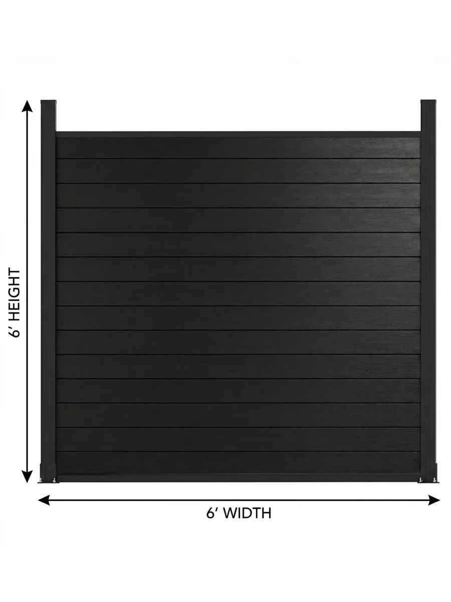 Black Aluminum Fence Wholesale Discounted Price - 72" x 72"