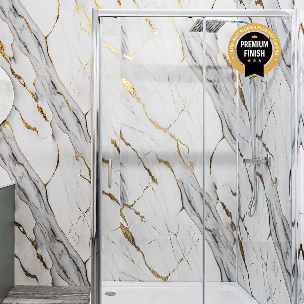 10mm Deluxe Grey Ultra Matt Shower Panel 1M x 2.4M