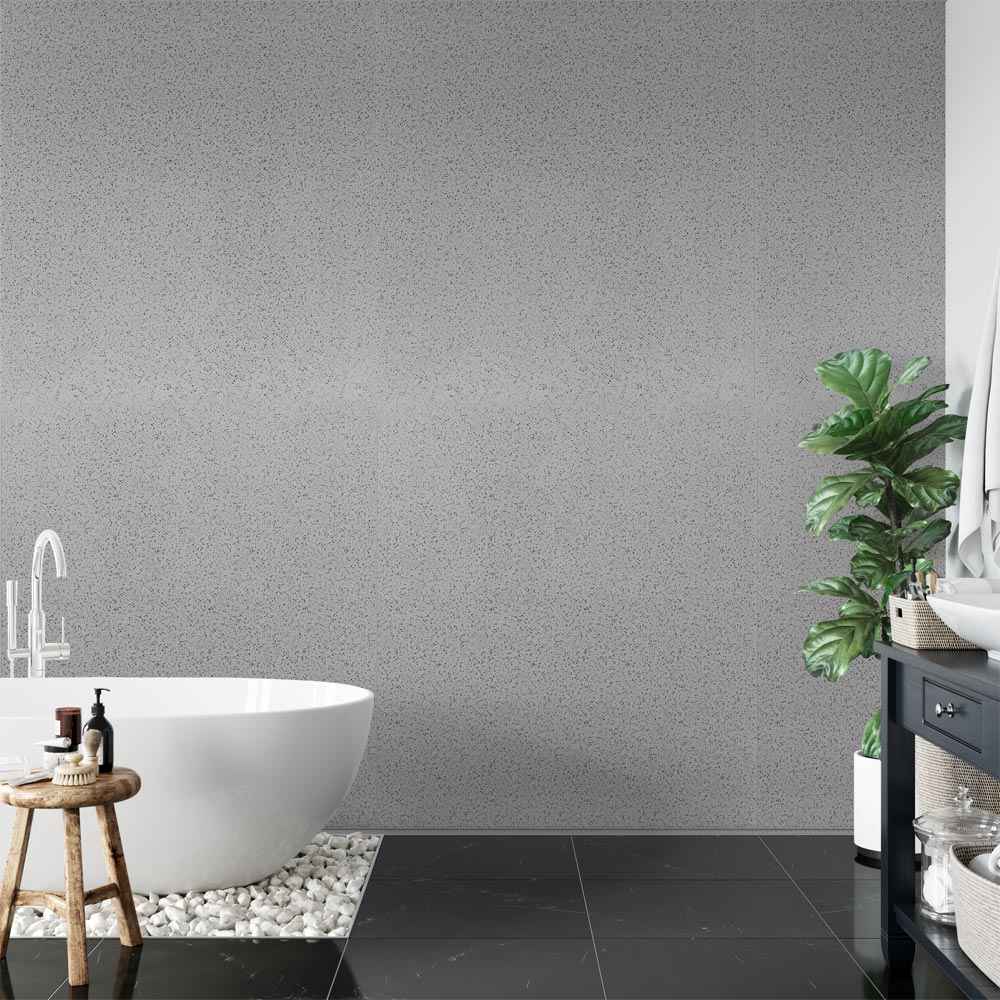 10mm Grey Shimmer Gloss Shower Panel 1M x 2.4M