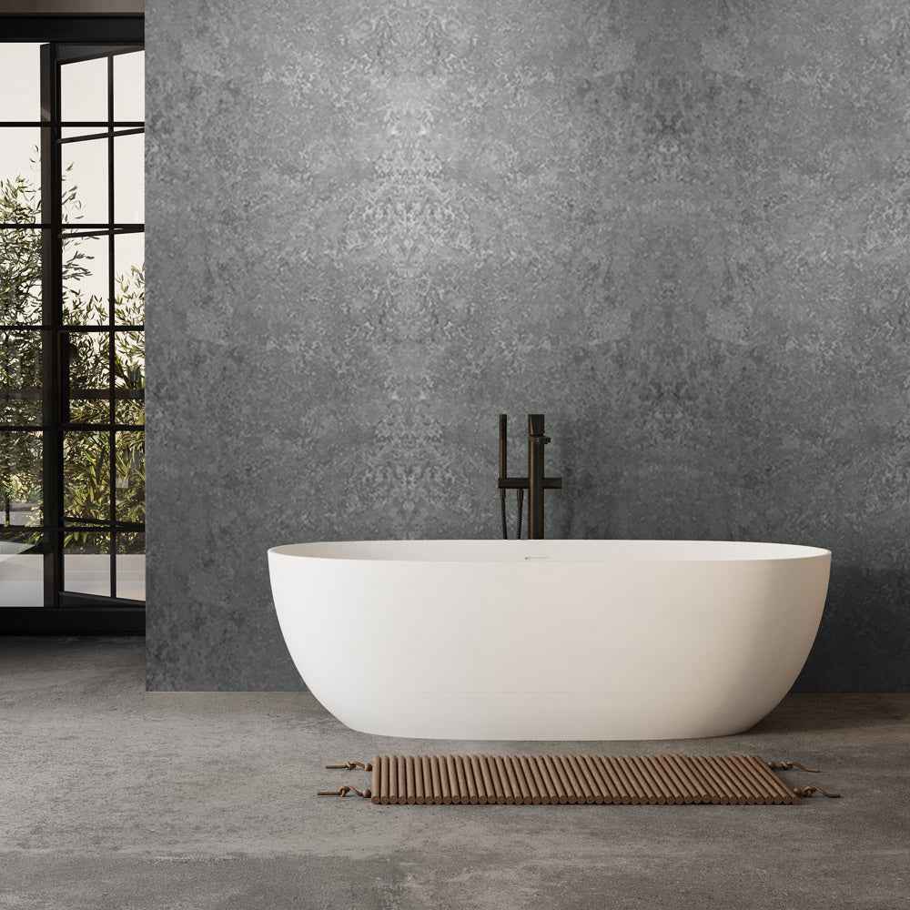 10mm Light Concrete Matt Shower Panel 1M x 2.4M