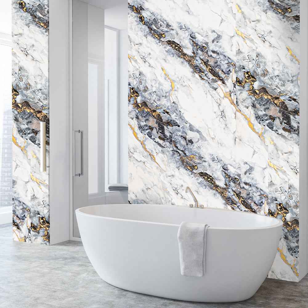 10mm Ocean Blue Gloss Shower Panel 1M x 2.4M