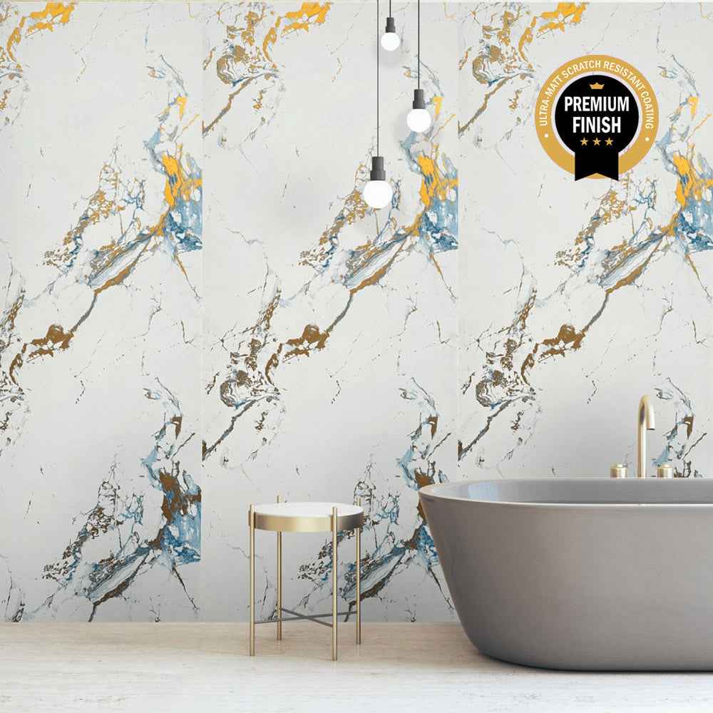 10mm Oro Blue Ultra Matt Shower Panel 1M x 2.4M