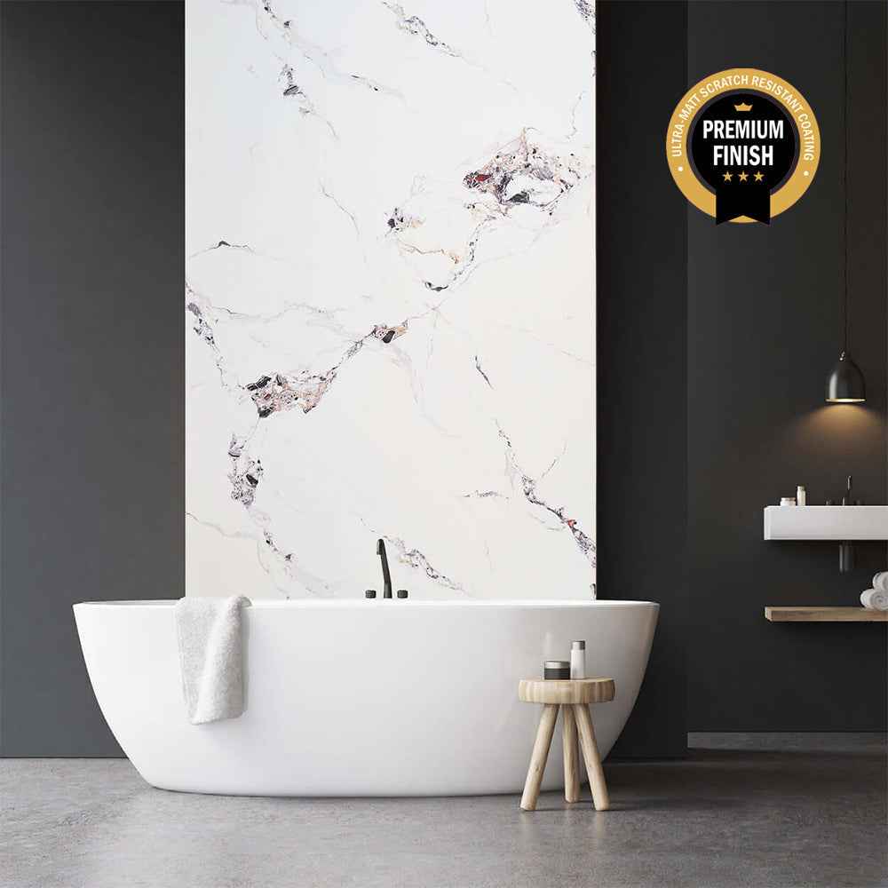 10mm Oro Gold Marble Ultra Matt Shower Panel 1M x 2.4M