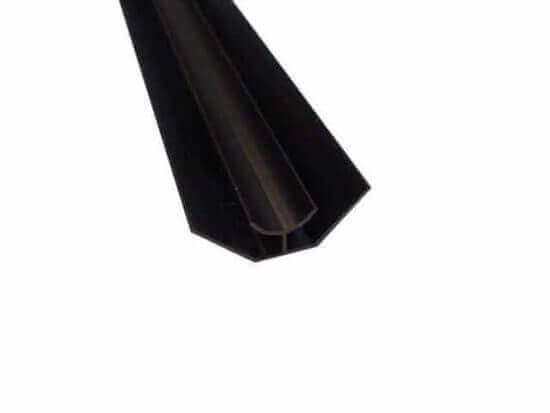 10mm Black Internal Corner Trim - Wall Forma