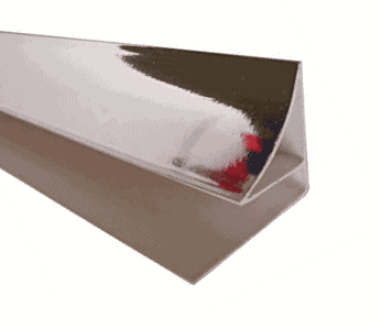 10mm Chrome Coving Trim - Wall Forma