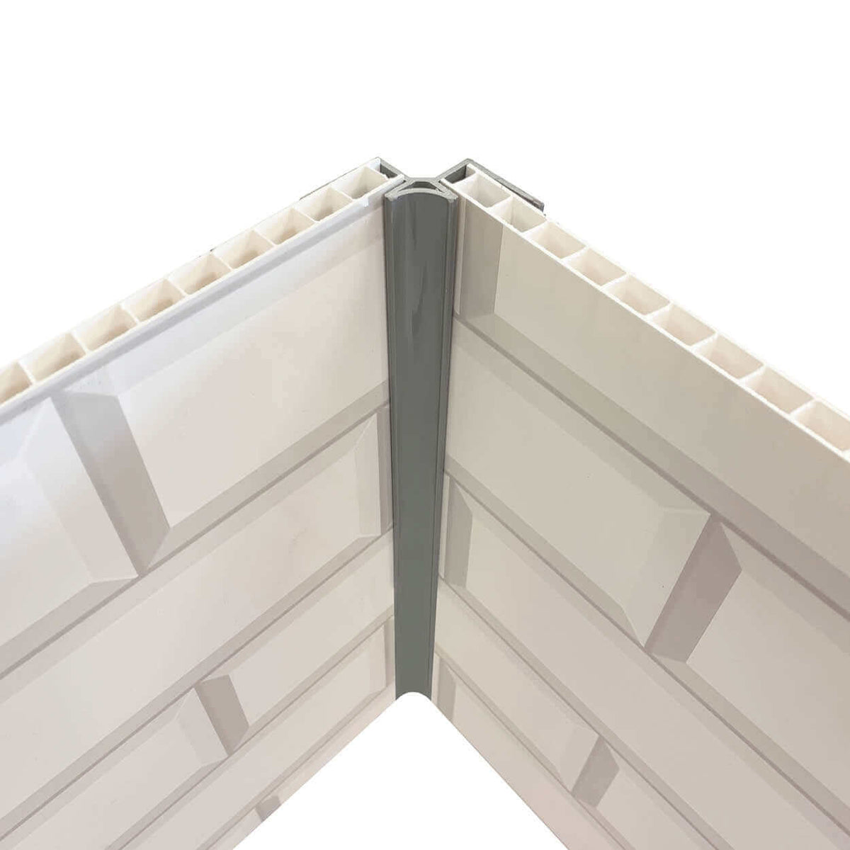 10mm Grey Internal Corner Trim - Wall Forma