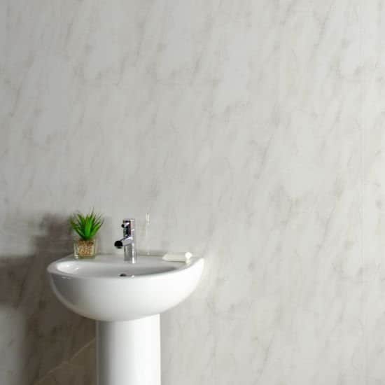 10mm Lightning Marble Gloss Shower Panel 1M x 2.4M - Wall Forma