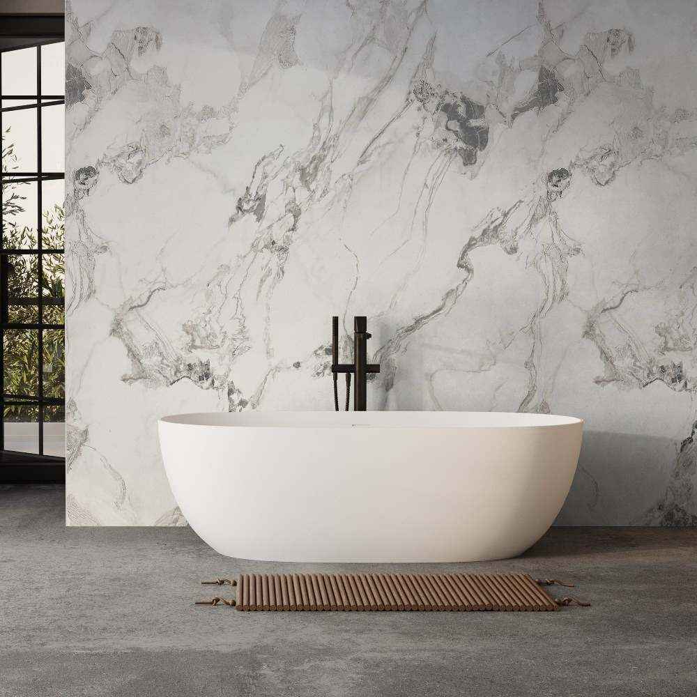 10mm Palazzo Marble Matt Shower Panel 2M x 2.4M