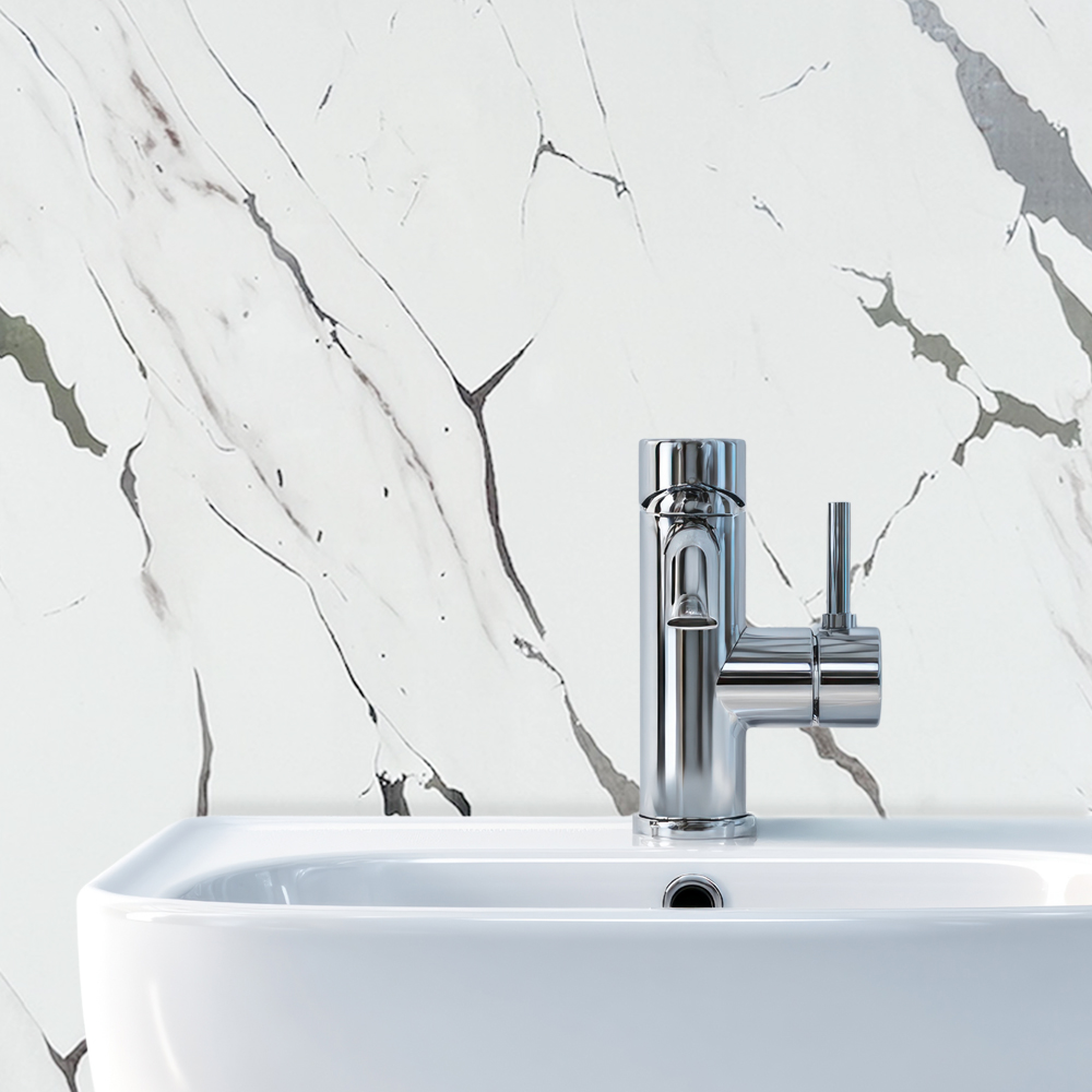 10mm Silvara Marble Gloss Shower Panel 1M x 2.4M - Wall Forma