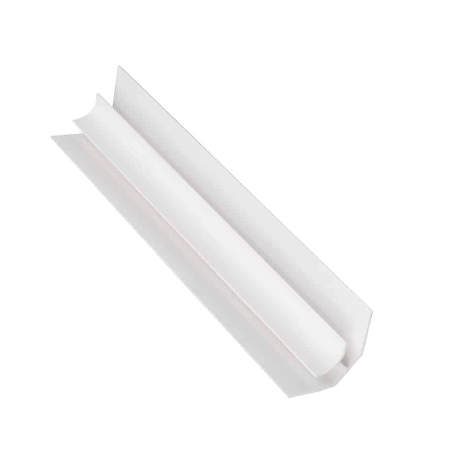 10mm White Internal Corner Trim - Wall Forma