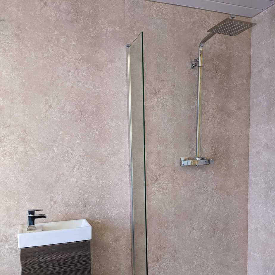 10mm York Stone Matt Shower Panel 1M x 2.4M - Wall Forma