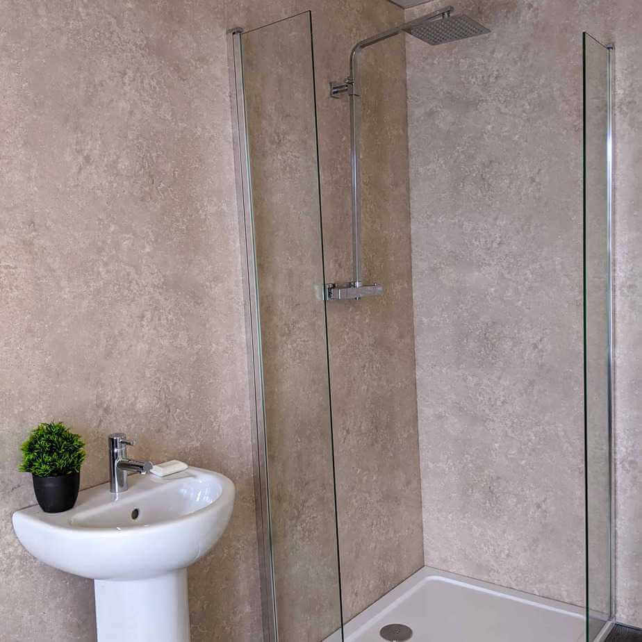 10mm York Stone Matt Shower Panel 1M x 2.4M - Wall Forma