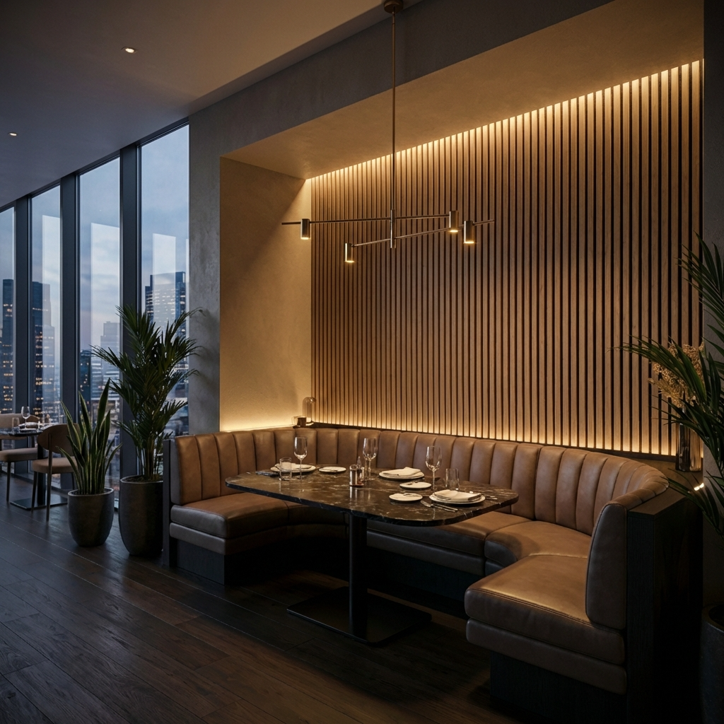 Royal Oak Acoustic Wood Slat Wall Panel | Premium 3-Sided Veneer | Sound-Absorbing