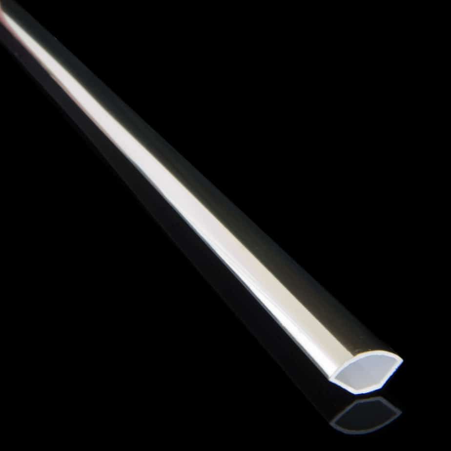 18mm Chrome Internal Corner Quadrant Trim - Wall Forma