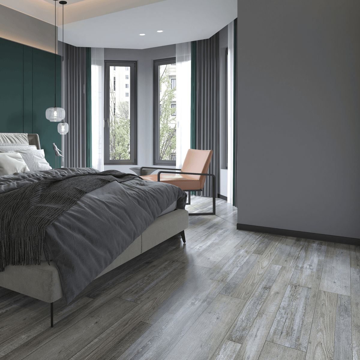 Napoli Vinyl Click Flooring 1.75m2 per pack of 8 - Wall Forma