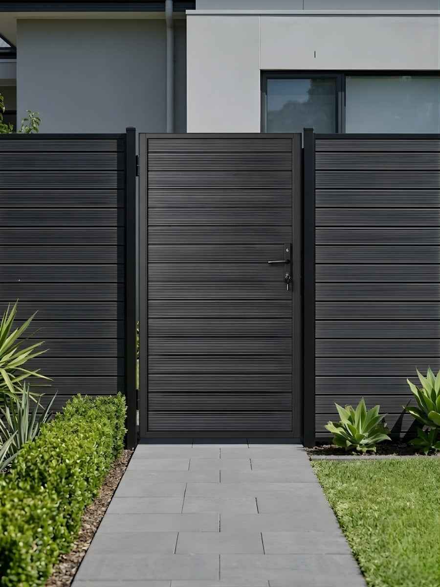 Aluminum Premium Fence Gate 4x6 – Modern, Heavy Duty, Full Privacy