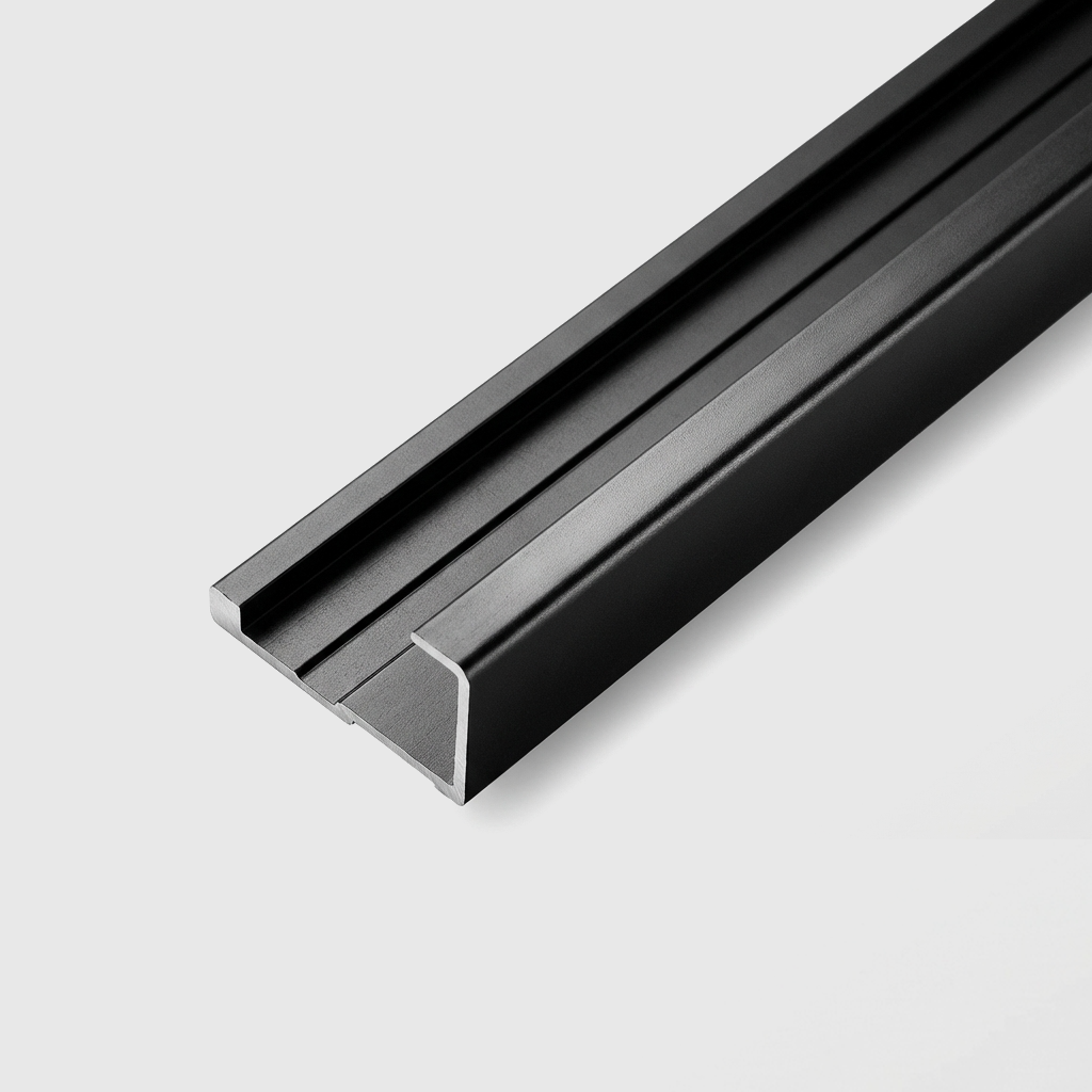 Aluminum Alloy End Cap Trim | 5/16 x 118 in - Wall Forma