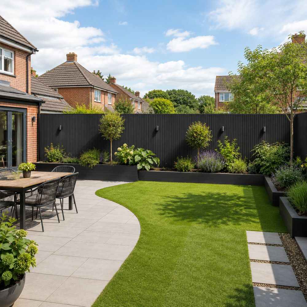 2.6M Black Ash WPC Exterior Wall Cladding
