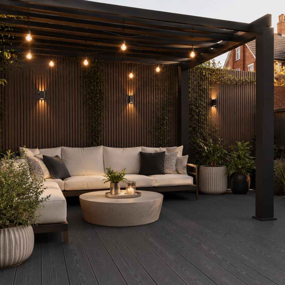 2.6M Rosewood WPC Exterior Wall Cladding