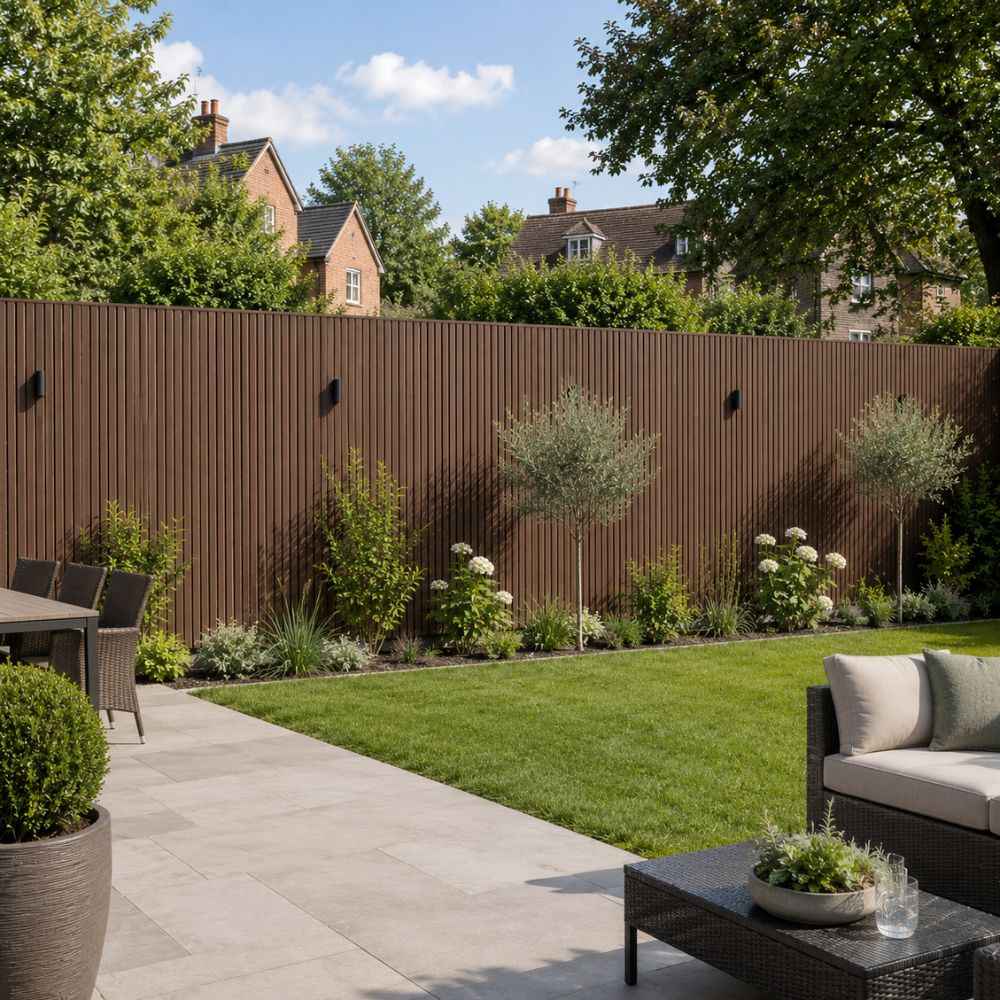 2.6M Rosewood WPC Exterior Wall Cladding