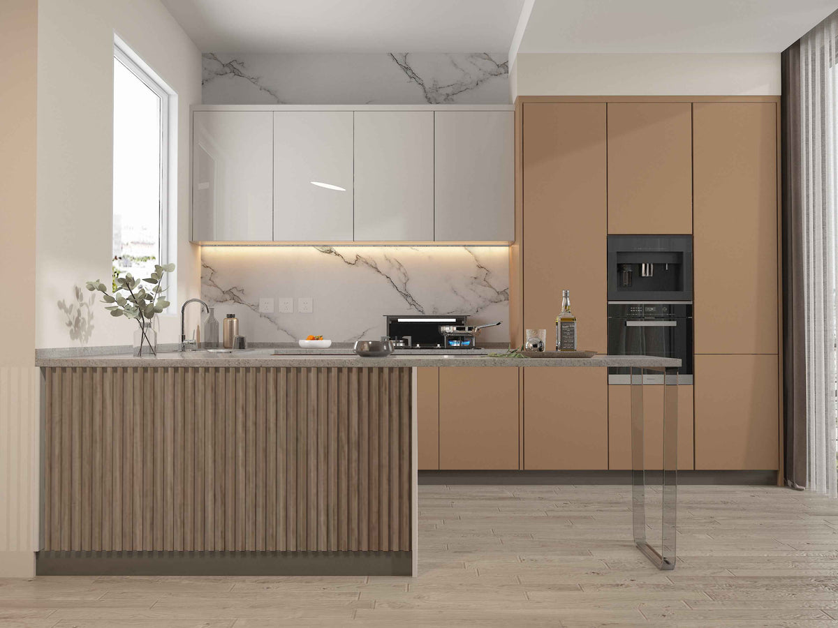 Royal Oak Wood Veneer Panel – 9x4 ft, 8 mm, Fireproof, Waterproof & Scratch-Resistant