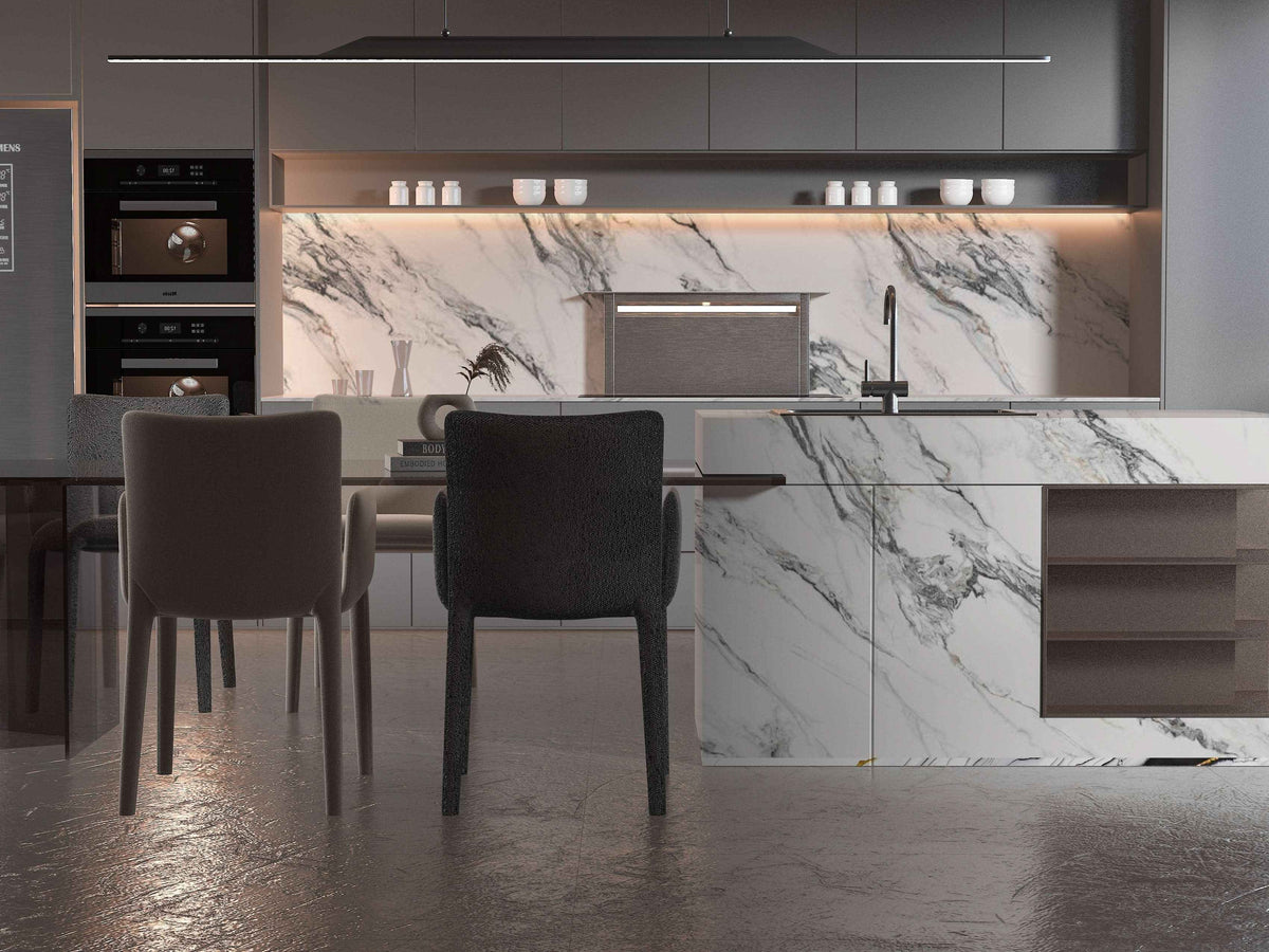 Regal Harmony Luxury Marble Veneer Wall Panels - Seamless Connection