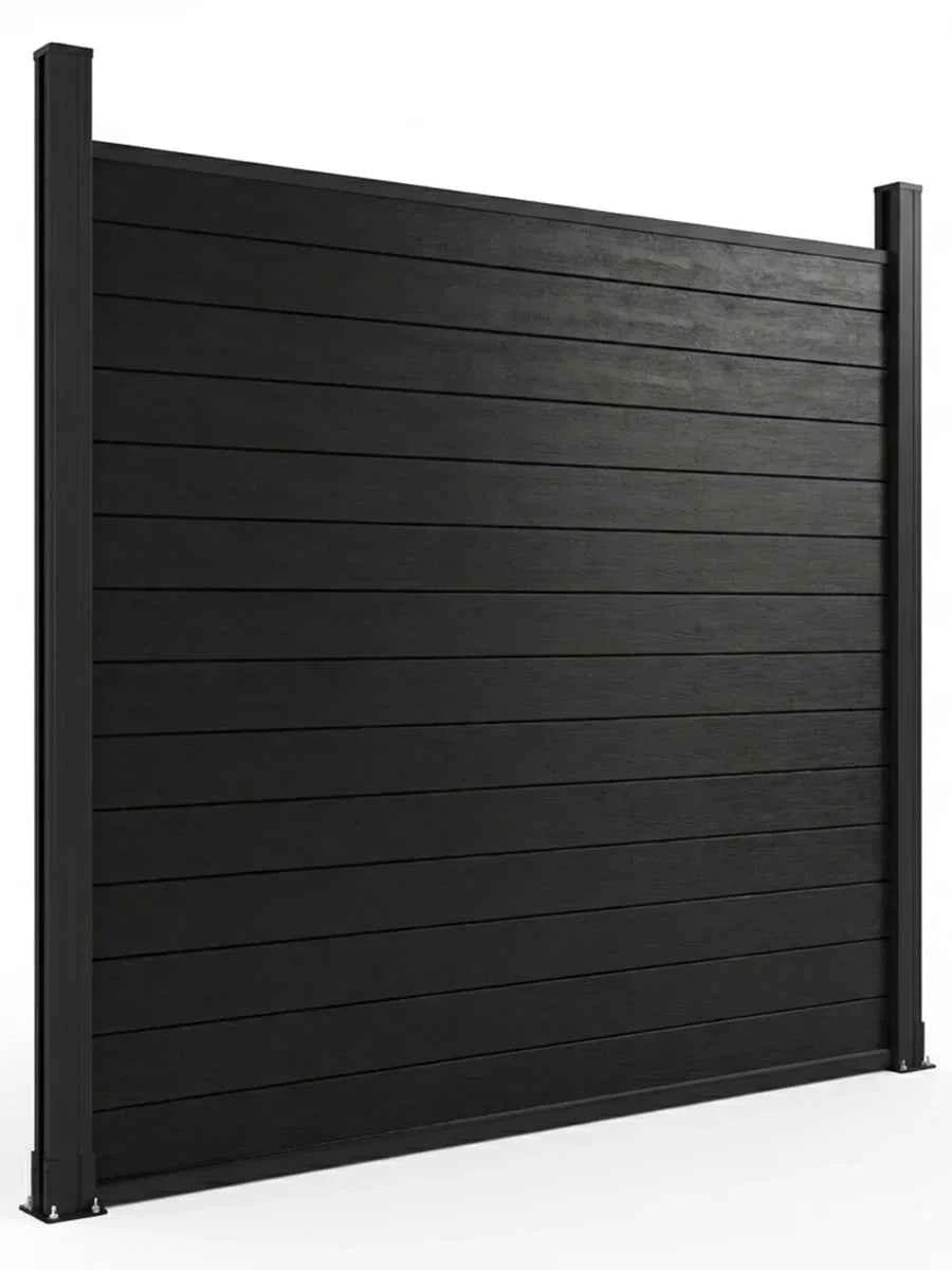 Black Aluminum Fence Wholesale Discounted Price - 72" x 72"