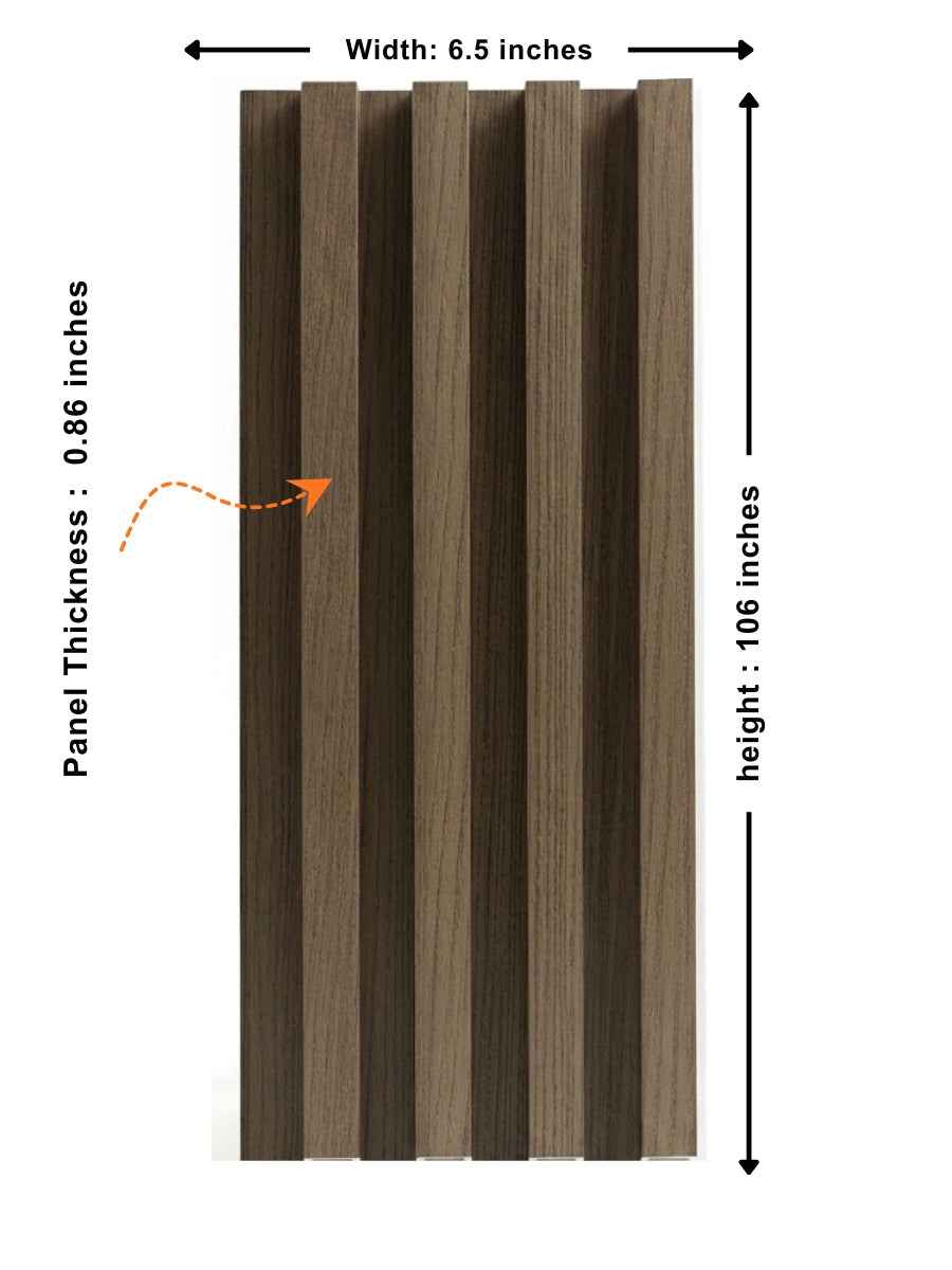 Royal Oak WPC Fluted 3D Wall Panels |  42.9 sq. ft./Box