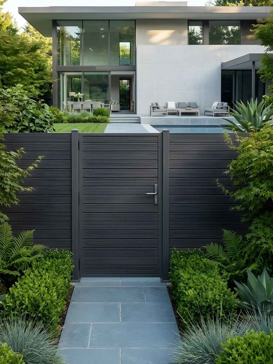 Aluminum Premium Fence Gate 4x6 – Modern, Heavy Duty, Full Privacy