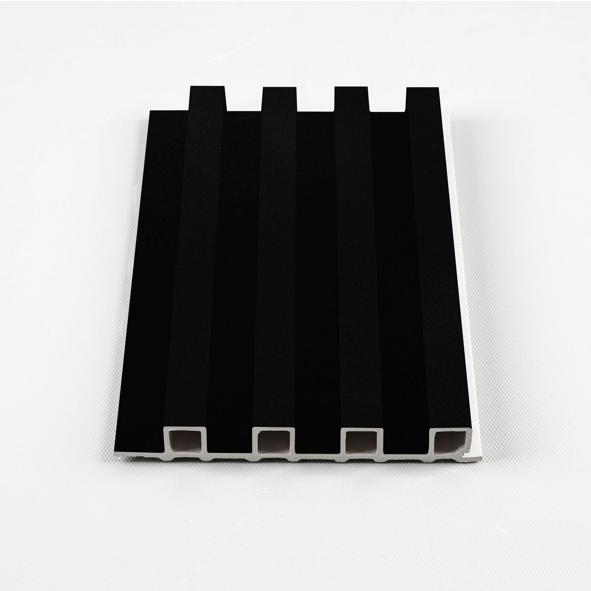Luxe Noir WPC Fluted 3D Wall Panels | 42.9 sq. ft./Box - Wall Forma