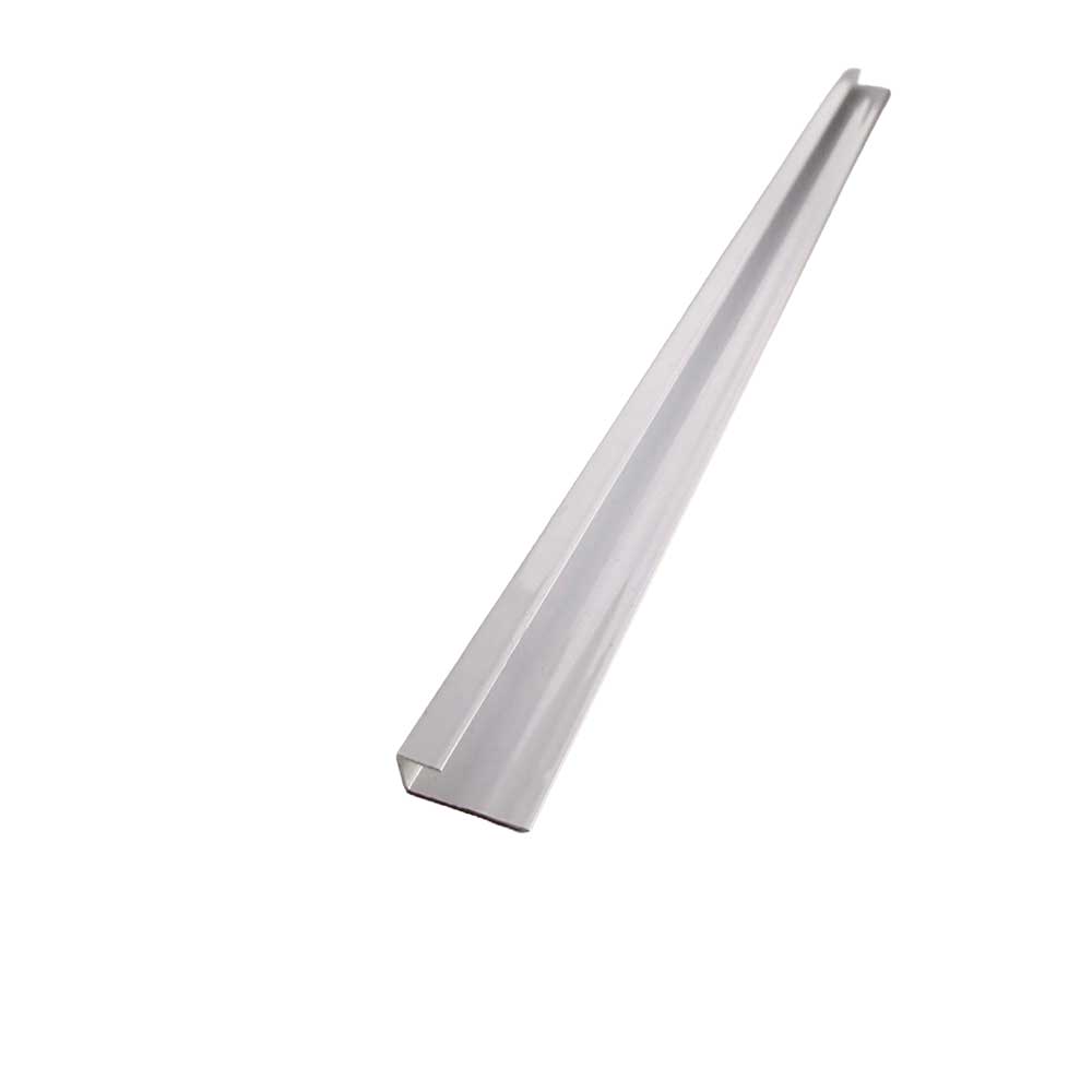 4mm SPC Solid Core White End Cap Trim - Wall Forma