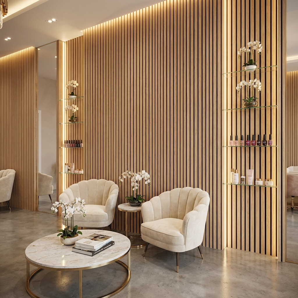 Royal Oak Acoustic Wood Slat Wall Panel | Premium 3-Sided Veneer | Sound-Absorbing