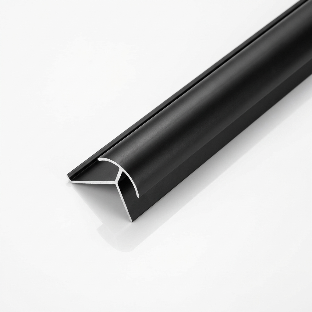 Aluminum Alloy Round Outside Corner Trim |  5/16 x 118 in