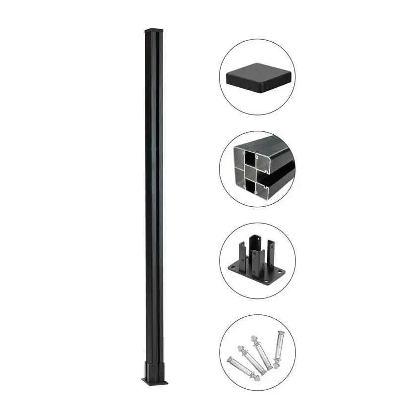 6 Ft Above Ground Fence Post - Set of 1