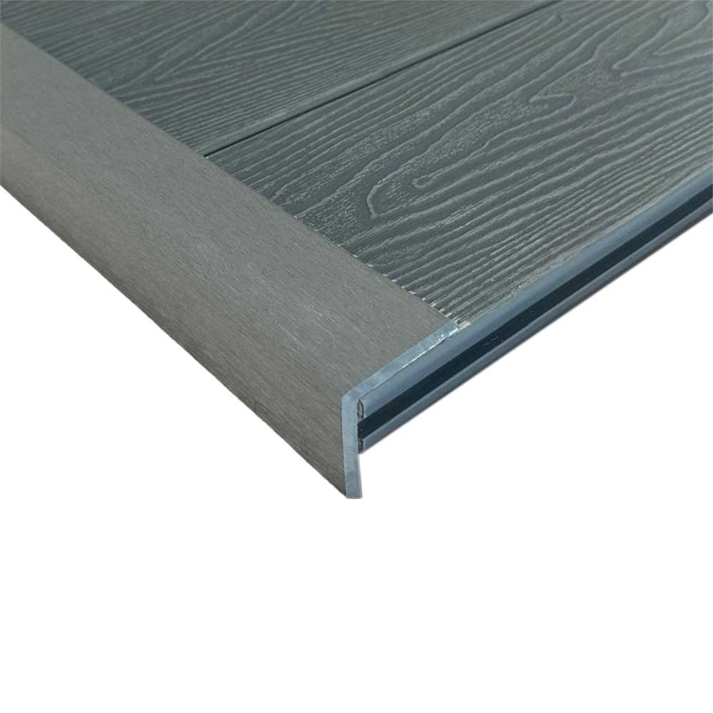 3.6M Grey Composite Decking Angle Trim (52mm x 52mm) - Wall Forma