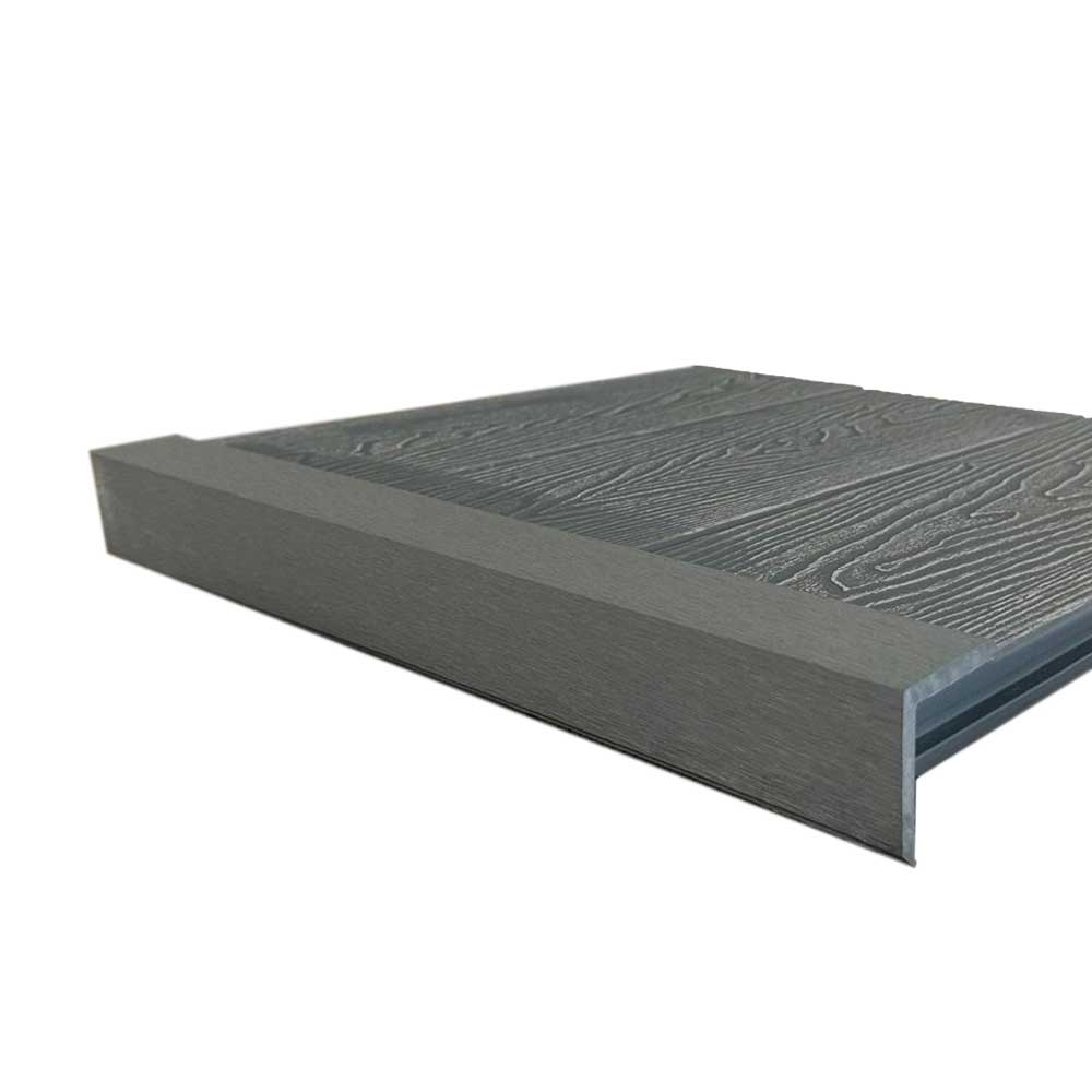 3.6M Grey Composite Decking Angle Trim (52mm x 52mm) - Wall Forma