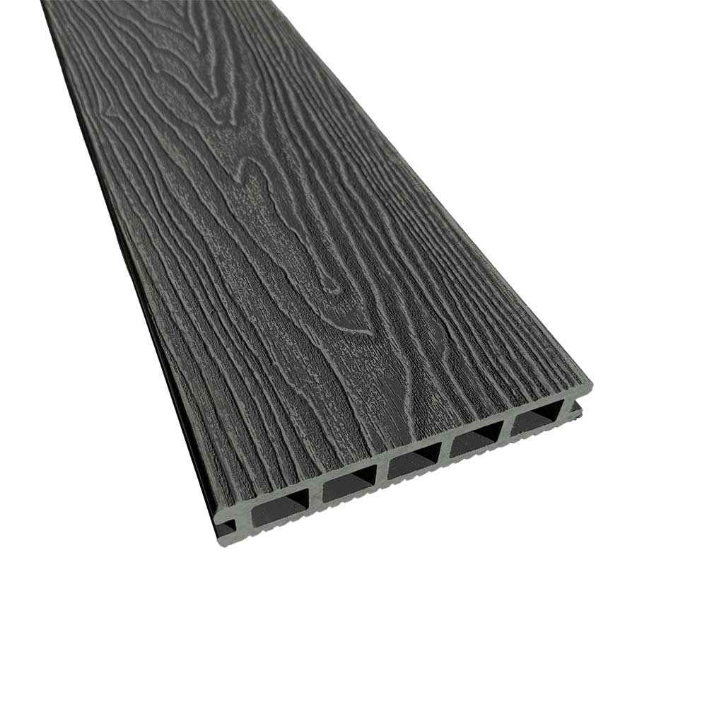 3.6M Grey Composite Decking Board