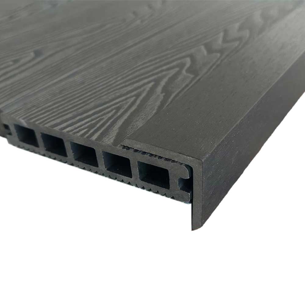 3.6M Charcoal Composite Decking Angle Trim (52mm x 52mm) - Wall Forma