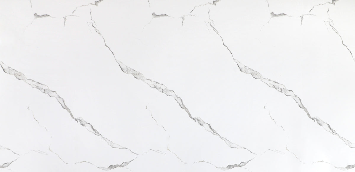 Calacatta Manhattan PVC Marble Sheets Wall Panel - Waterproof 4x8 ft (32 sq. ft) - Wall Forma