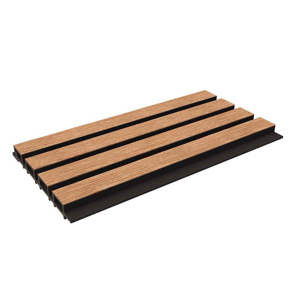 2.6M Teak WPC Exterior Wall Cladding