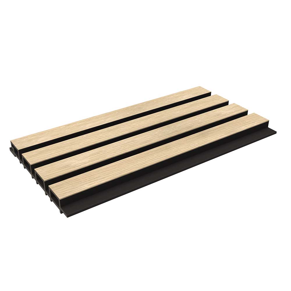 2.6M Light Brown WPC Exterior Wall Cladding - Wall Forma