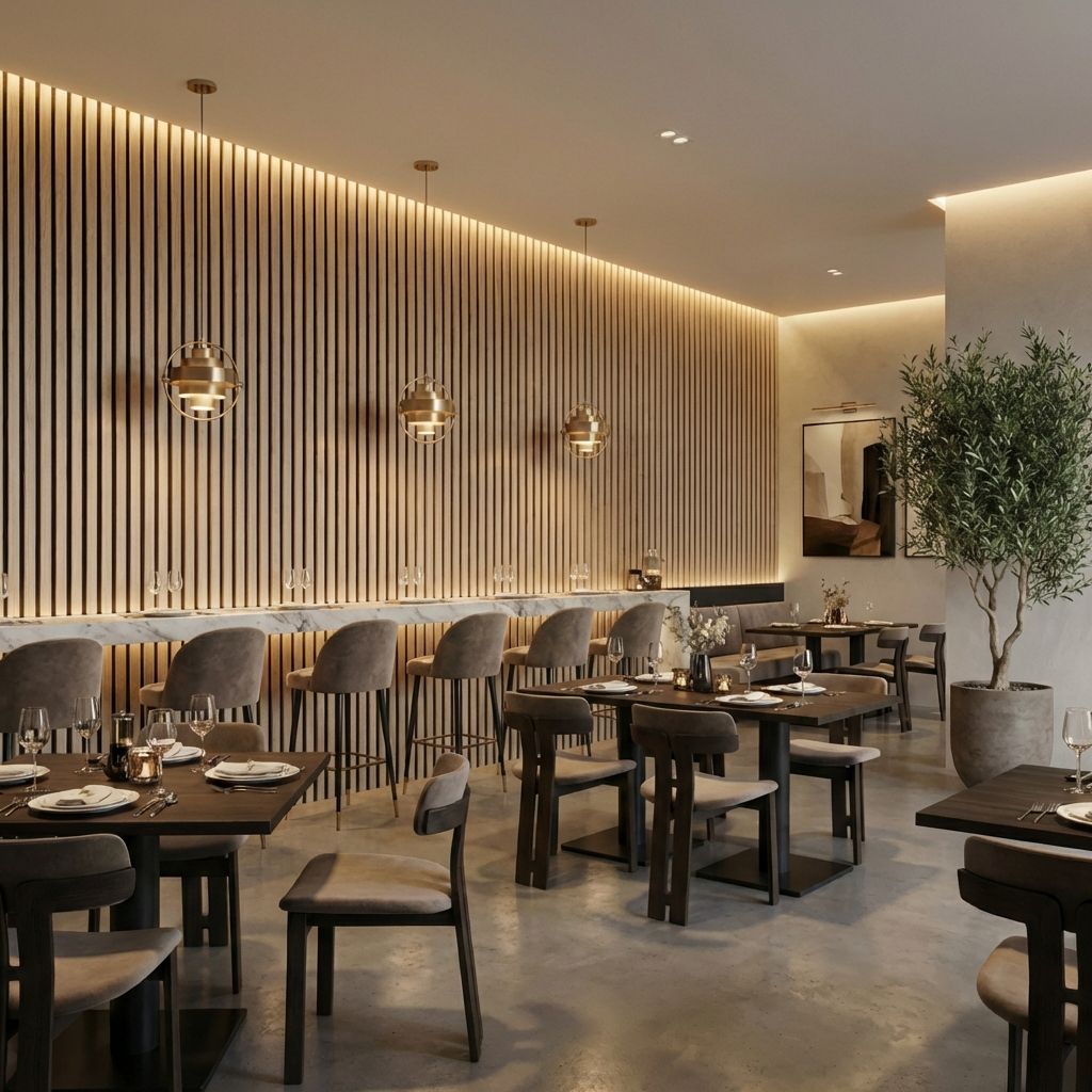 Natural Oak Acoustic Wood Slat Wall Panel | Premium 3-Sided Veneer | Sound-Absorbing