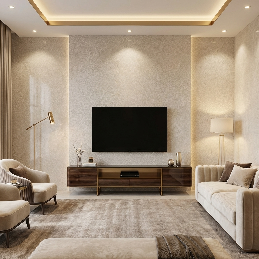 Beige Stone Panels - Waterproof Rough Texture PVC Sheets - Wall Forma