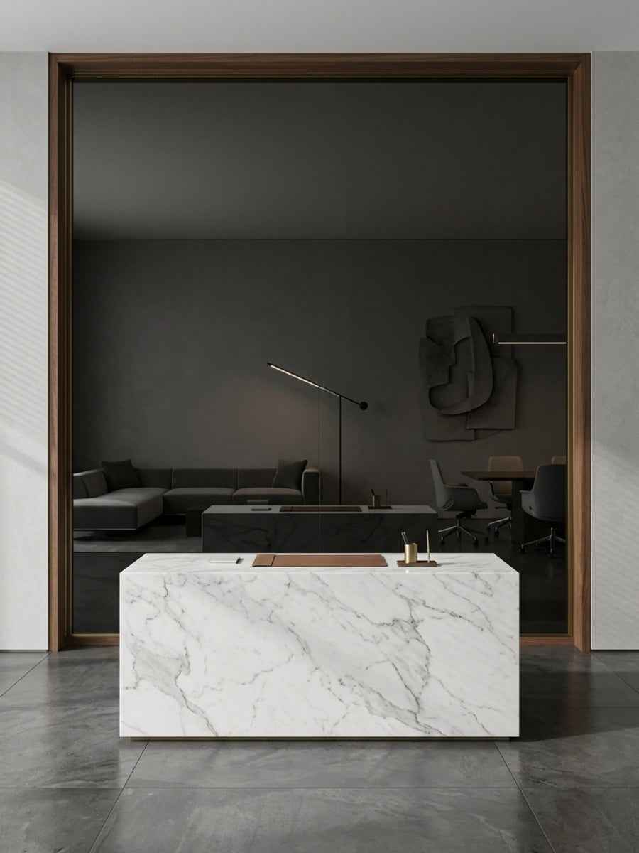 Black Mirror Wood Veneer Panel – 9x4 ft, 8 mm, Fireproof, Waterproof & Scratch-Resistant