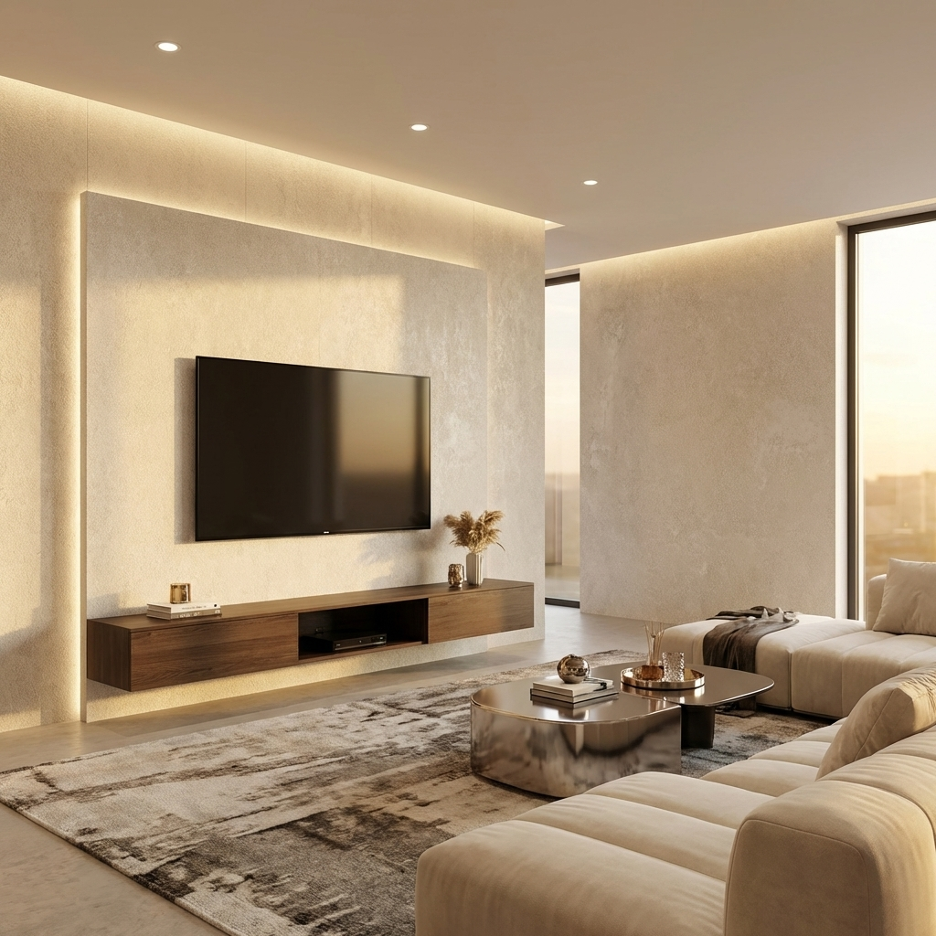 Beige Stone Panels - Waterproof Rough Texture PVC Sheets - Wall Forma