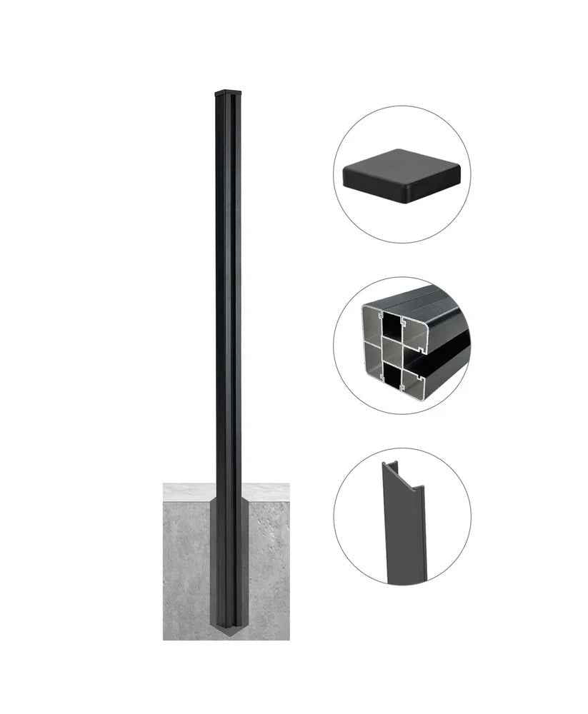 11 ft Aluminum Alloy Fence Post – Extra Long