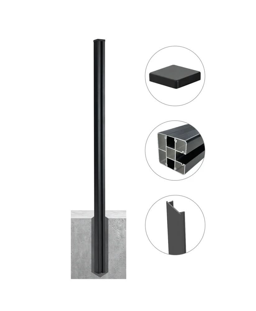 8 Ft In-Ground Fence Post - Wall Forma